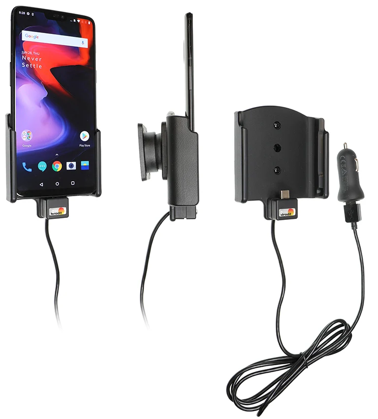 Gerätehalter 721059 mit Ladefunktion - für Smartphones - OnePlus 6, OnePlus 6T, OnePlus 7