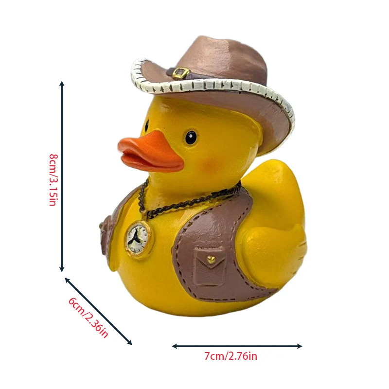 Lustige Cowboy Gummiente Karnz