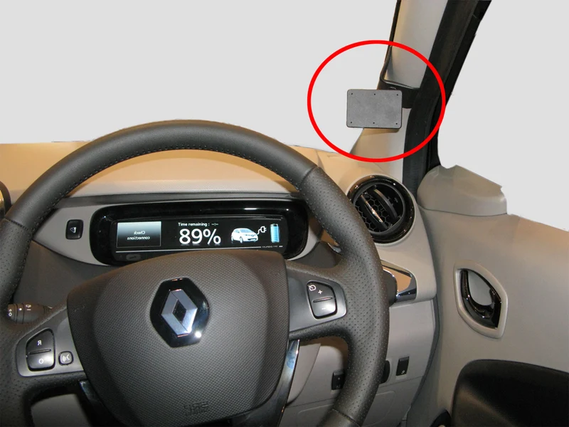 ProClip Fahrzeughalter für Rechtslenker 605046 - Rechtsbefestigung - Renault Zoe 14-19