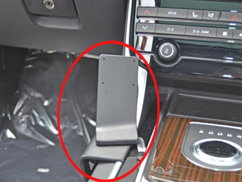 ProClip Fahrzeughalter für Rechtslenker 635224 - Konsolenbefestigung- NUR für Automatikgetriebe - Jaguar XE 16-18, Jaguar XF 16-18