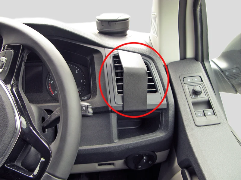 ProClip Fahrzeughalter für Rechtslenker 605214 - Rechtsbefestigung- NUR für Komfort-Armaturenbrett OHNE Deckel auf der mittleren Ablagetasche - Volkswagen T6 Transporter/Pickup 16-20, Volkswagen Caravelle 16-20