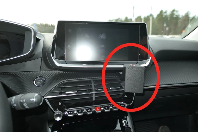 ProClip Fahrzeughalter 855590 - Winkelbefestigung - Peugeot 2008 20-26, Peugeot 208 20-26, Peugeot 208 20-25 und weitere