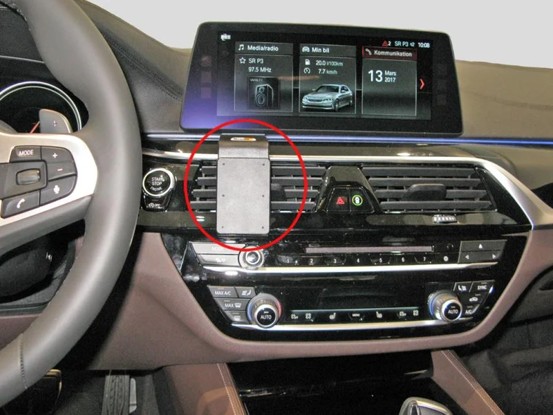 ProClip Fahrzeughalter 855296 - Mittelbefestigung - BMW 5-series G30, G31 18-23, BMW 6-series GT G32 17-19