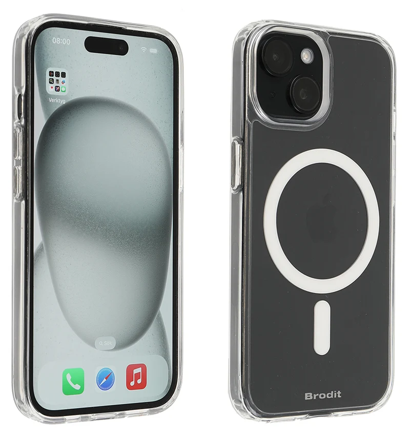 Zubehör - Brodit Hybrid case für Apple iPhone 15