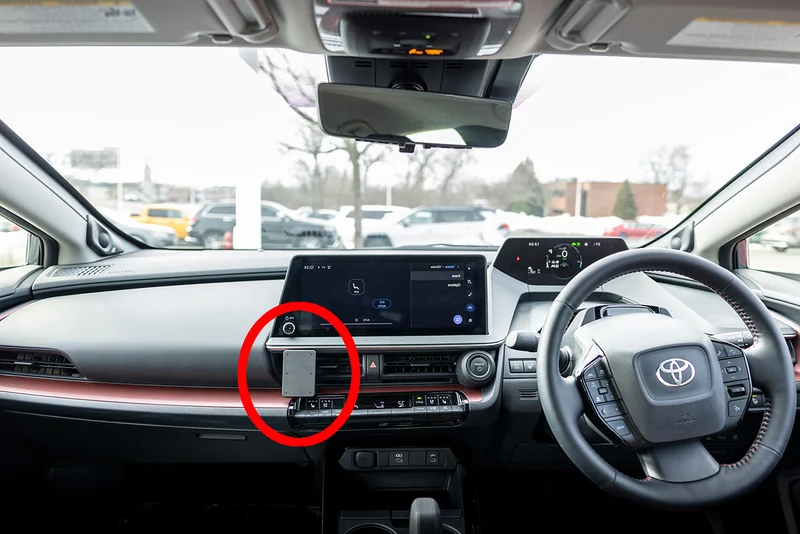ProClip Fahrzeughalter für Rechtslenker 655969 - Mittelbefestigung - Toyota Prius 23-26, Toyota Prius 24-26, Toyota Prius 23-25