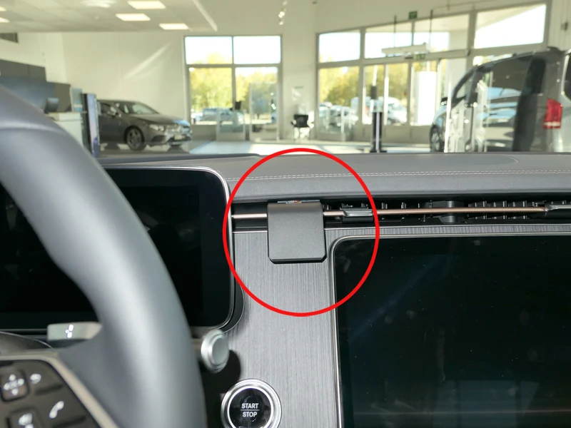 ProClip Fahrzeughalter 855814 - Mittelbefestigung- NICHT für Modelle mit Hyperscreen - Mercedes Benz EQE 22-26, Mercedes Benz EQS 22-26, Mercedes Benz EQS 22-25 und weitere