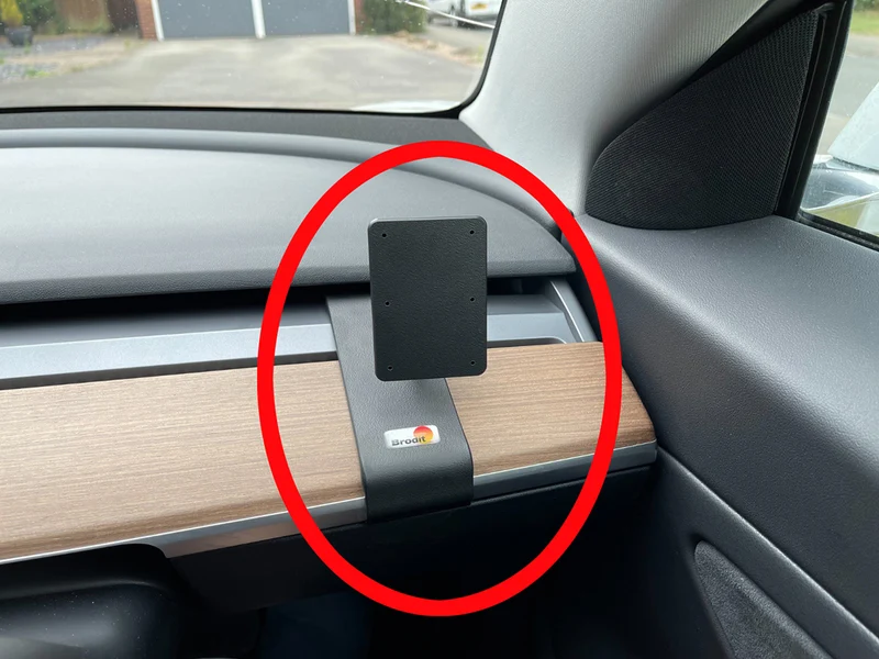 ProClip Fahrzeughalter für Rechtslenker 605766 - Rechtsbefestigung - Tesla Model 3 18-24½, Tesla 3 18-24, Tesla Model Y 20-25½
