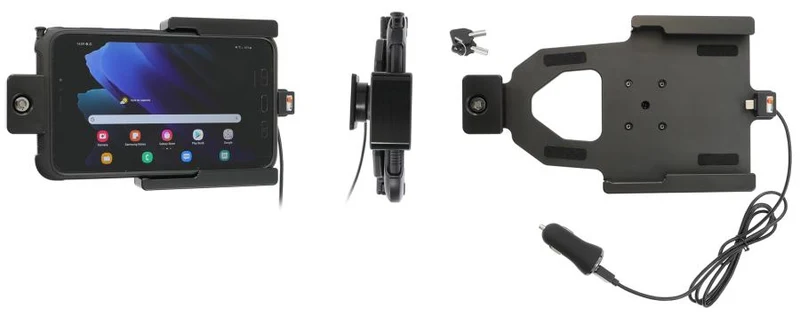 Gerätehalter 752002 mit Ladefunktion - für Smartphones - Samsung Galaxy Tab Active 2 SM-T390/SM-T395, Samsung Galaxy Tab Active 3 SM-T570/SM-T575