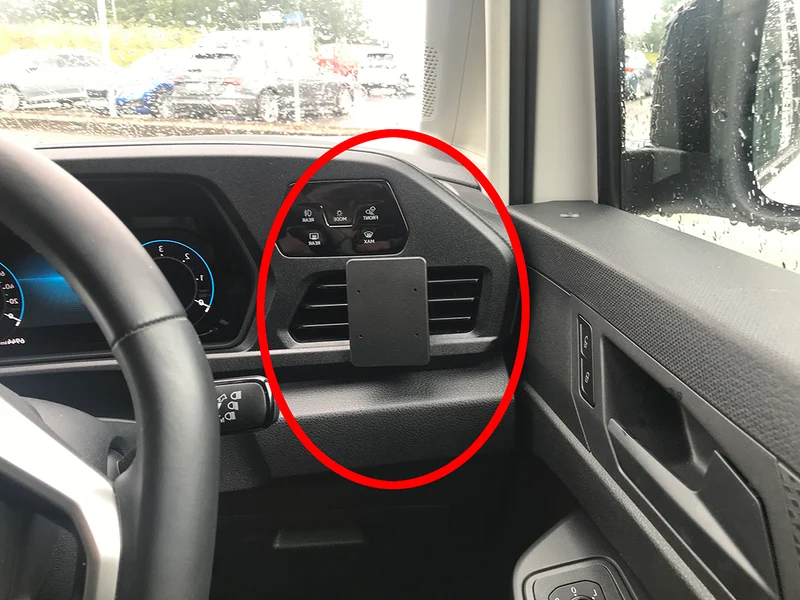 ProClip Fahrzeughalter für Rechtslenker 605687 - Rechtsbefestigung - Volkswagen Caddy 21-26, Volkswagen Caddy Cargo 21-26, Ford Transit Connect 24-26 und weitere