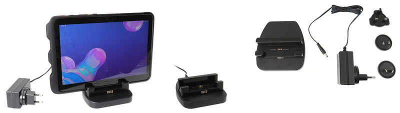 Gerätehalter 216188 - für Smartphones - Samsung Galaxy Tab Active 5 Pro SM-X356B, Samsung Galaxy Tab Active 3 SM-T570/SM-T575, Samsung Galaxy Tab Active Pro T540/T545/T547/T547U und weitere