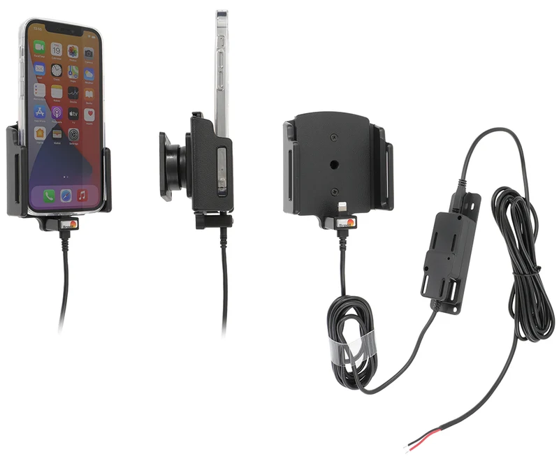 Gerätehalter 727239 mit Ladefunktion - für Smartphones - Apple iPhone 13 Pro, Apple iPhone 14 Pro, Apple iPhone 12 und weitere