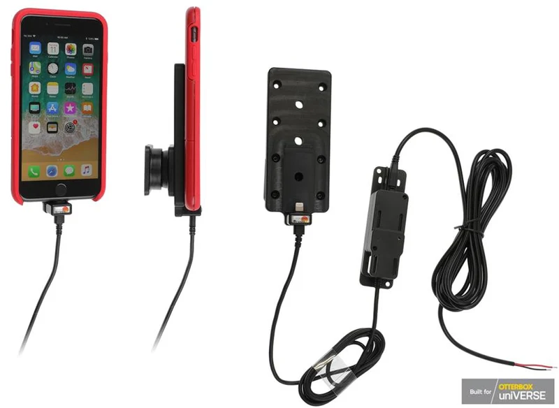 Gerätehalter 727194 mit Ladefunktion - für Smartphones - Apple iPhone Xs Max, Apple iPhone X, Apple iPhone XR und weitere