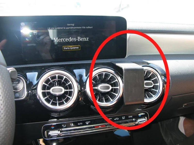 ProClip Fahrzeughalter 855423 - Winkelbefestigung - Mercedes Benz CLA-Klasse 19-25, Mercedes Benz A-Klasse 18-25