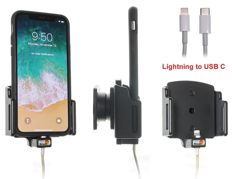 Gerätehalter 716013 - für Smartphones - Apple iPhone X, Apple iPhone XR, Apple iPhone Xs und weitere
