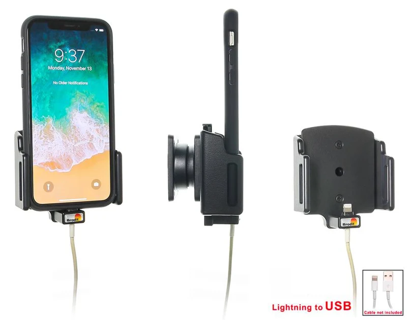 Gerätehalter 714013 - für Smartphones - Apple iPhone XR, Apple iPhone X, Apple iPhone 11 und weitere