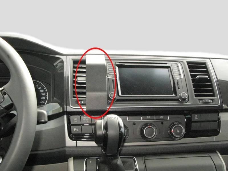 ProClip Fahrzeughalter 855204 - Mittelbefestigung- NUR für Premium-Armaturenbrett MIT einem Deckel auf der mittleren Ablagetasche - Volkswagen Multivan 16-20, Volkswagen T6 Transporter/Pickup 16-20