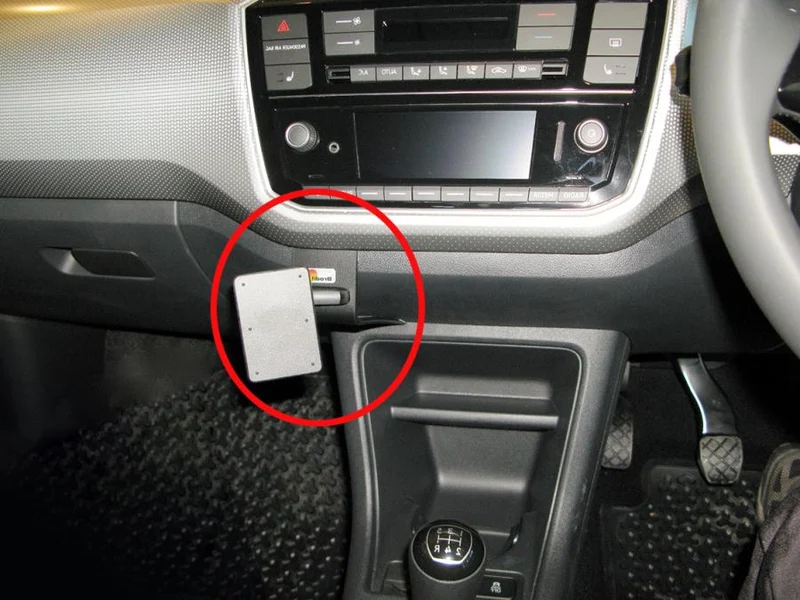 ProClip Fahrzeughalter für Rechtslenker 655282 - Winkelbefestigung - Skoda Citigo 17-22, Volkswagen UP 17-22, Seat Mii 17-22