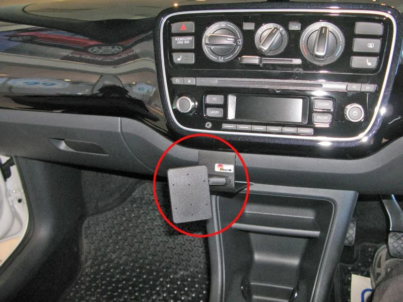 ProClip Fahrzeughalter für Rechtslenker 655132 - Winkelbefestigung - Seat Mii 15-16, Skoda Citigo 15-16, Volkswagen UP 15-16