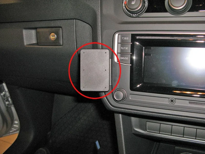 ProClip Fahrzeughalter für Rechtslenker 655134 - Winkelbefestigung - Volkswagen Caddy 16-20, Volkswagen Caddy Life 16-20
