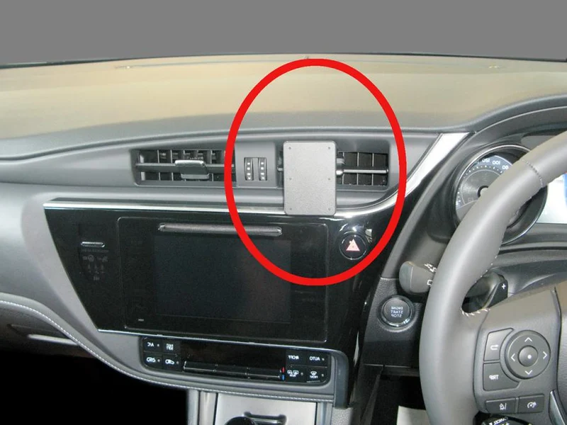 ProClip Fahrzeughalter für Rechtslenker 655164 - Mittelbefestigung - Toyota Auris Full Hybrid 16-19, Toyota Corolla 16-18, Toyota Auris 16-19