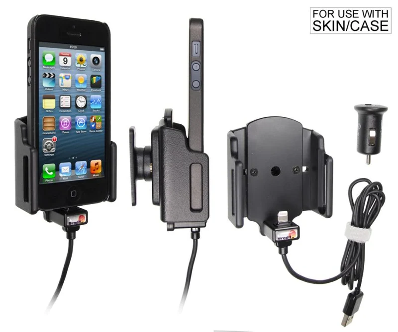 Gerätehalter 521503 mit Ladefunktion - für Smartphones - Apple iPhone 5S, Apple iPhone SE, Apple iPhone 5 und weitere