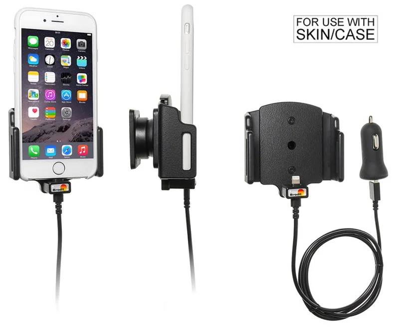 Gerätehalter 521666 mit Ladefunktion - für Smartphones - Apple iPhone X, Apple iPhone Xs, Apple iPhone SE 2nd Gen 2020 und weitere