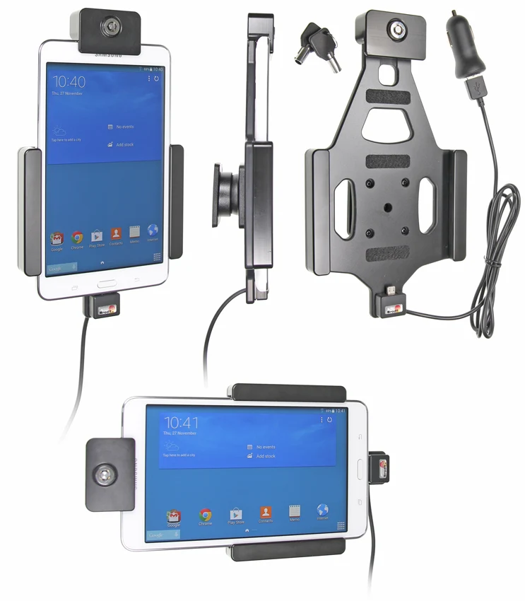 Gerätehalter 552682 mit Ladefunktion - für Tablets - Samsung Galaxy Tab 4 7.0 SM-T235, Samsung Galaxy Tab 4 7.0 SM-T231, Samsung Galaxy Tab 4 7.0 SM-T230