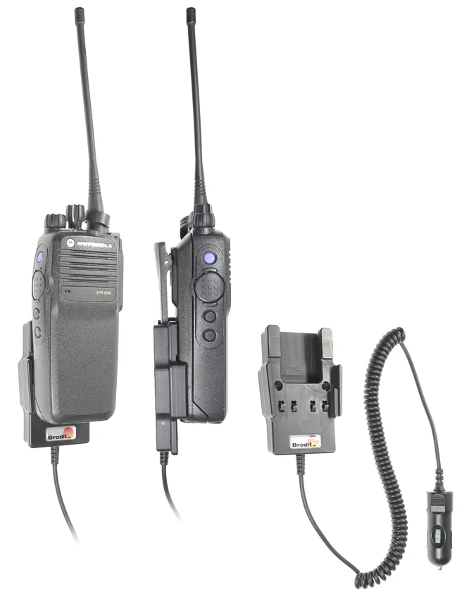 Gerätehalter 530493 mit Ladefunktion - für Funkgeräte - Motorola R7, Motorola DP4000 Series, Motorola MOTOTRBO DP3400/3401 und weitere