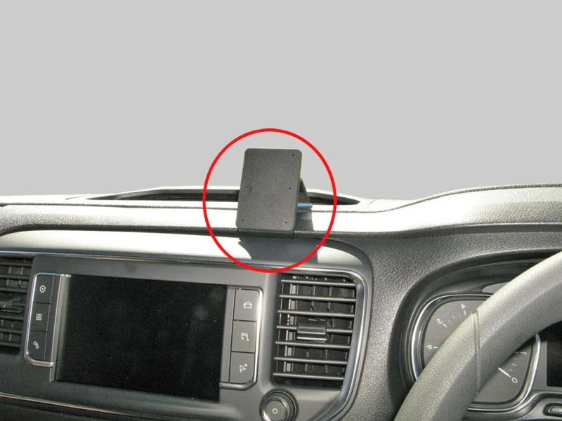 ProClip Fahrzeughalter für Rechtslenker 655244 - Mittelbefestigung- NICHT für Modelle mit Ablagefach mit Deckel - Peugeot Traveller 16., Toyota Proace 16., Citroen Jumpy 3rd Gen 16. und weitere