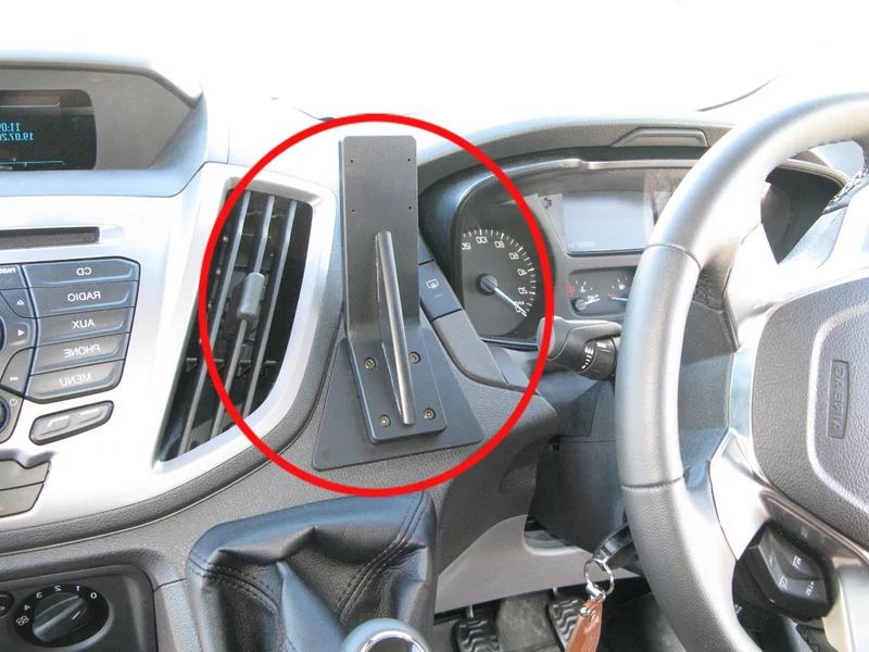 ProClip Fahrzeughalter für Rechtslenker 313517 - Mittelbefestigung, extra starke Montageplattform. - Ford Transit 14-19