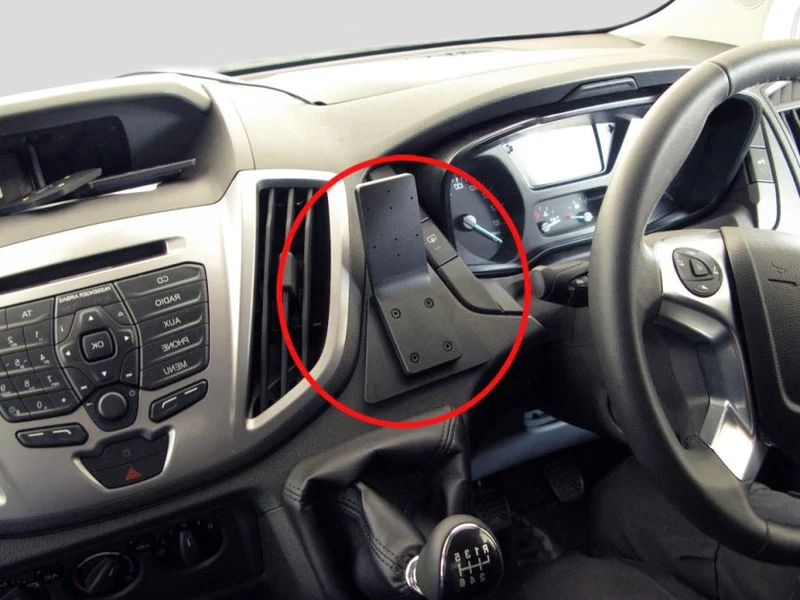 ProClip Fahrzeughalter für Rechtslenker 313509 - Mittelbefestigung, extra starke Montageplattform. - Ford Transit 14-19