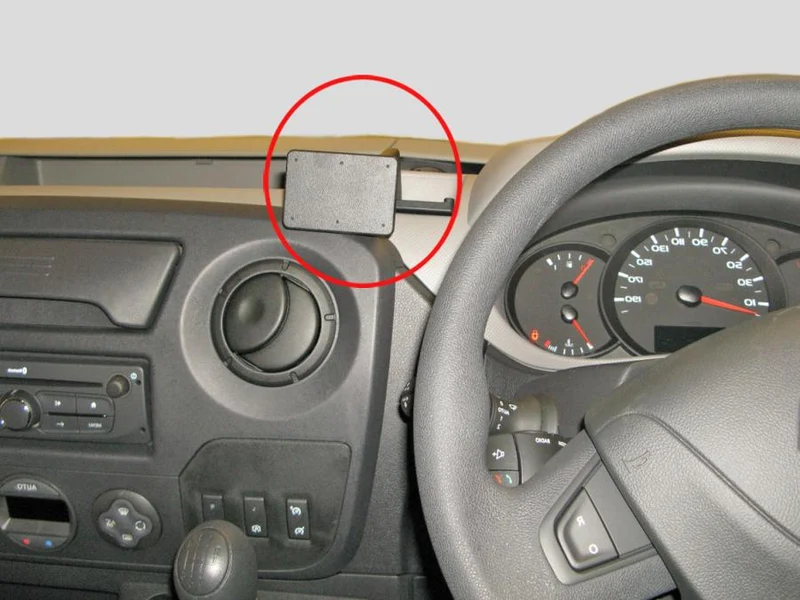 ProClip Fahrzeughalter für Rechtslenker 313520 - Mittelbefestigung, extra starke Montageplattform. - Nissan NV400 12-20, Renault Master 11-19, Vauxhall Movano 11-19