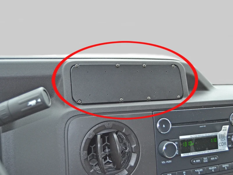 ProClip Fahrzeughalter 213512 - Mittelbefestigung, extra starke Montageplattform. - Ford E-Series 09-16