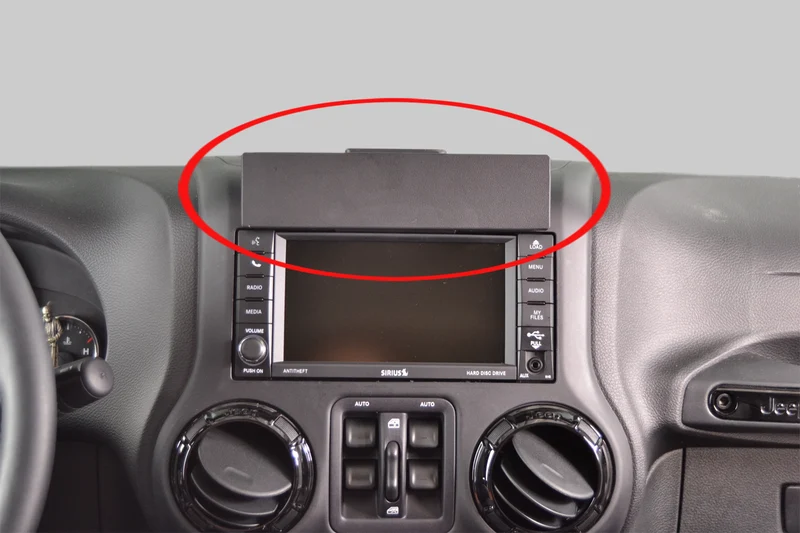 ProClip Fahrzeughalter 213499 - Mittelbefestigung, extra starke Montageplattform. - Jeep Wrangler 11-18½
