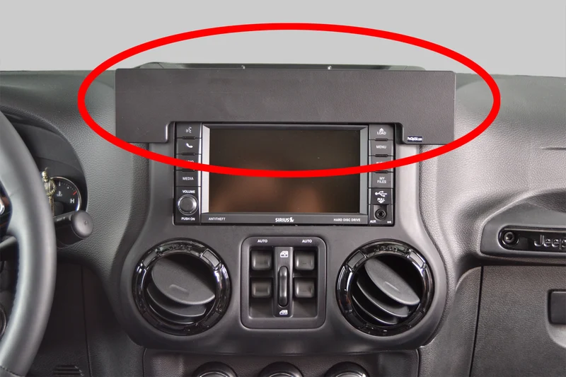 ProClip Fahrzeughalter 213495 - Mittelbefestigung, extra starke Montageplattform. - Jeep Wrangler 11-18½
