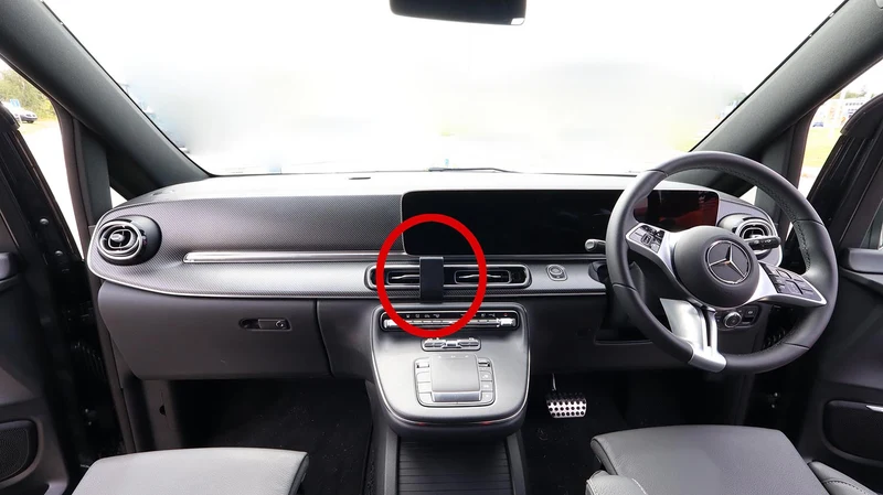 ProClip Fahrzeughalter für Rechtslenker 656043 - Mittelbefestigung - Mercedes Benz V-Klasse 25-26
