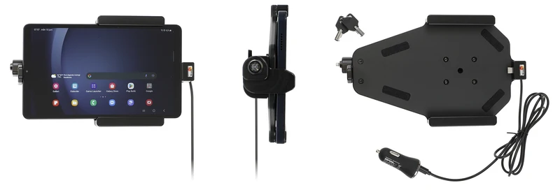 Gerätehalter 735399 mit Ladefunktion - für Smartphones - Samsung Galaxy Tab A11 8.7 SM-X133/LTE SM-X135, Samsung Galaxy Tab A9 SM-X110/SM-X115
