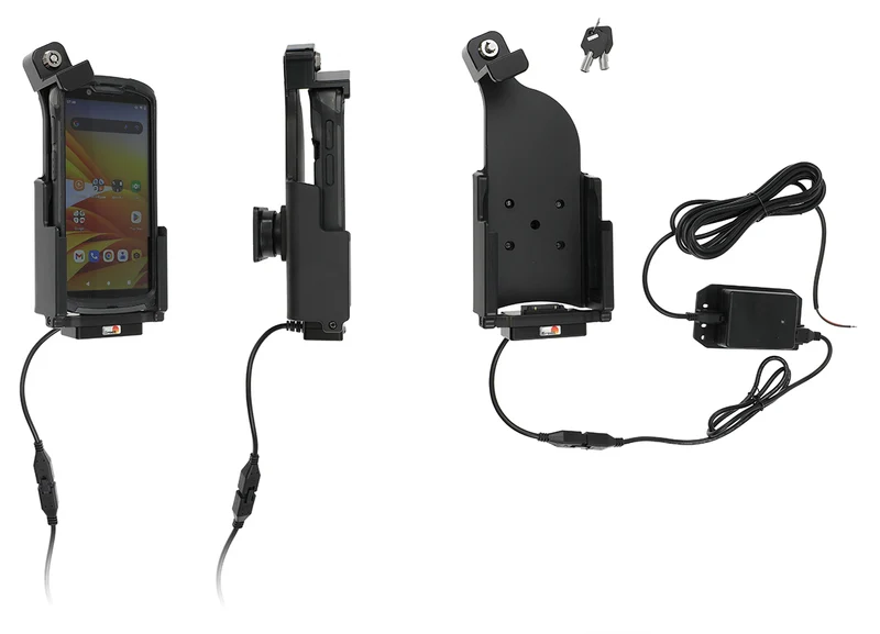 Gerätehalter 217045 mit Ladefunktion - für Rugged Devices - Zebra FR55, Zebra TC58e, Zebra TC53e und weitere