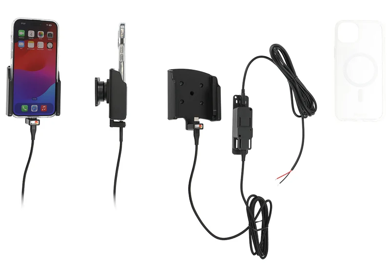 Gerätehalter 727395 mit Ladefunktion - für Smartphones - Apple iPhone 15 Plus