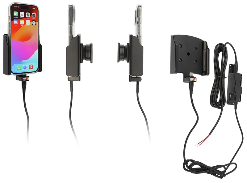 Gerätehalter 727394 mit Ladefunktion - für Smartphones - Apple iPhone 15 Pro