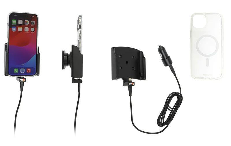 Gerätehalter 721395 mit Ladefunktion - für Smartphones - Apple iPhone 15 Plus