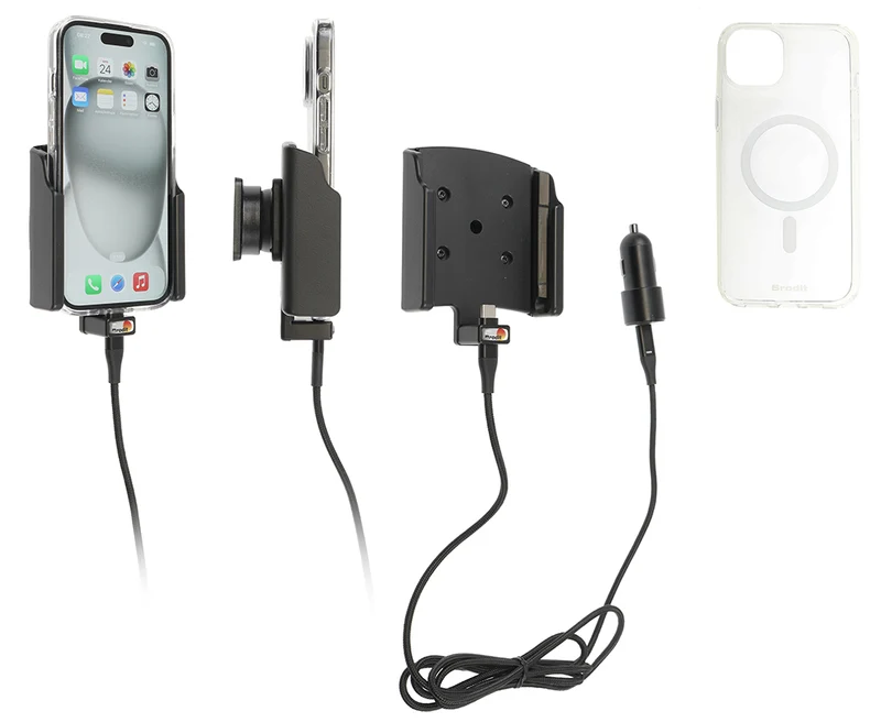 Gerätehalter 721393 mit Ladefunktion - für Smartphones - Apple iPhone 15
