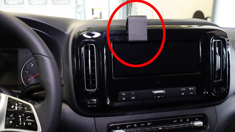 ProClip Fahrzeughalter 856041 - Mittelbefestigung - Mercedes Benz Vito 24-26