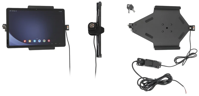Gerätehalter 736389 mit Ladefunktion - für Tablets - Samsung Galaxy Tab A11+ 11 SM-X310/SM-X315 LTE/ SM-X236 5G, Samsung Galaxy Tab A9+ 11 SM-X210/SM-X215 LTE/SM-X216 5G