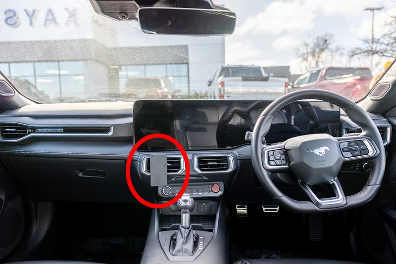 ProClip Fahrzeughalter für Rechtslenker 655975 - Winkelbefestigung - Ford Mustang 24-26