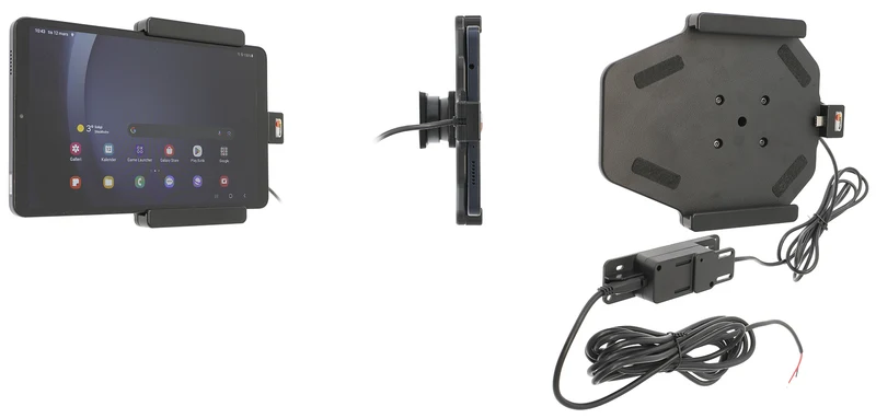 Gerätehalter 727399 mit Ladefunktion - für Smartphones - Samsung Galaxy Tab A11 8.7 SM-X133/LTE SM-X135, Samsung Galaxy Tab A9 SM-X110/SM-X115