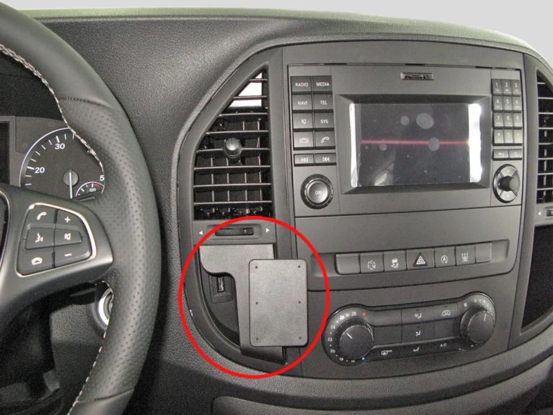 ProClip Fahrzeughalter 855197 - Mittelbefestigung- NUR für Automatikgetriebe - Mercedes Benz Vito 15-23