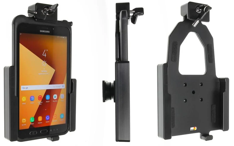 Non-Charging Cradle with Key Lock for Samsung Galaxy Tab Active5, Active3, Active2