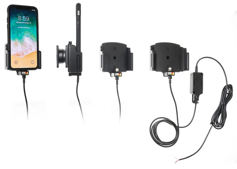 Adjustable iPhone Charging Holder for Hard-Wired Installation