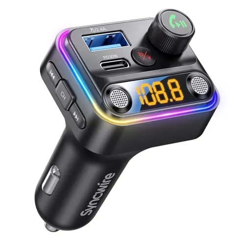 Bluetooth 5.4 FM-Transmitter Kfz-Adapter 42W